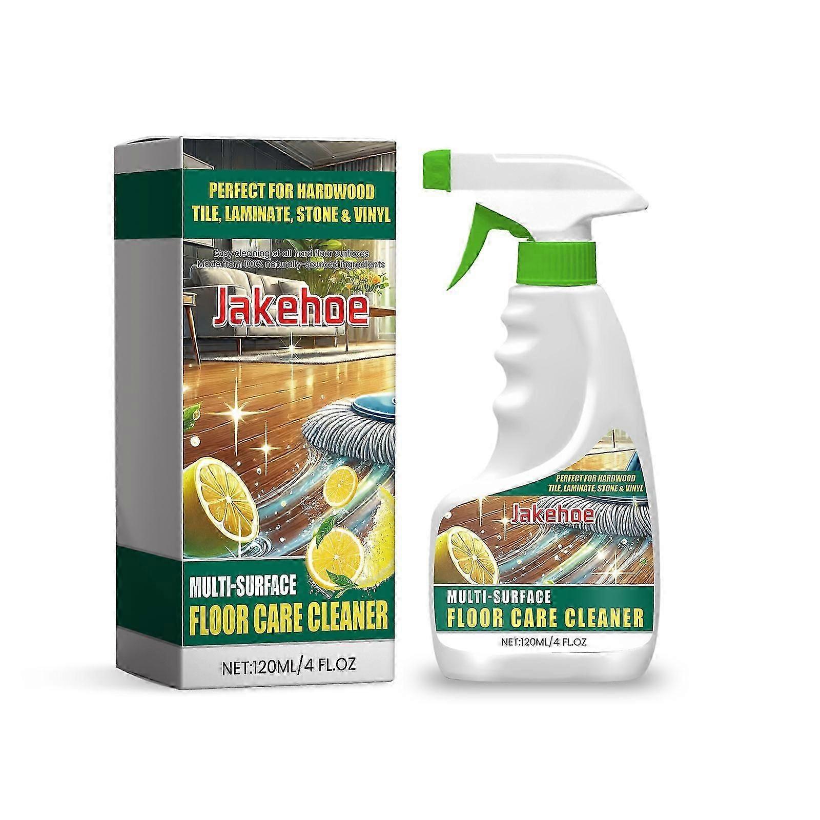 Deep Clean , Shine Non-Slip Floor Cleaner Spray - Odor Elimination, Long-Lasting Gloss, Easy Spray Application, Extends Floor Life - 120ml