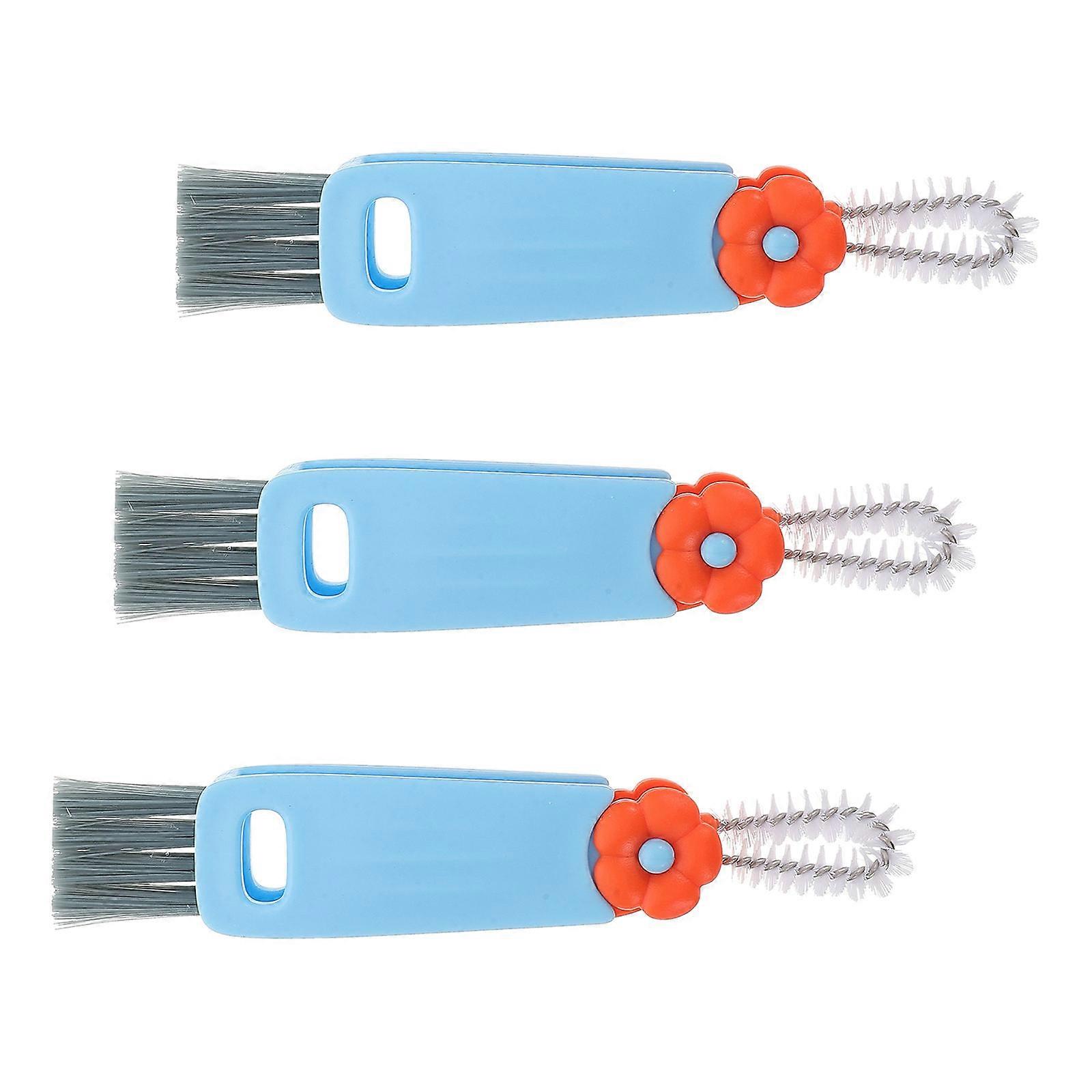 Multipurpose Cup Lid Cleaning Brush for Home Use with 3Pcs Set
