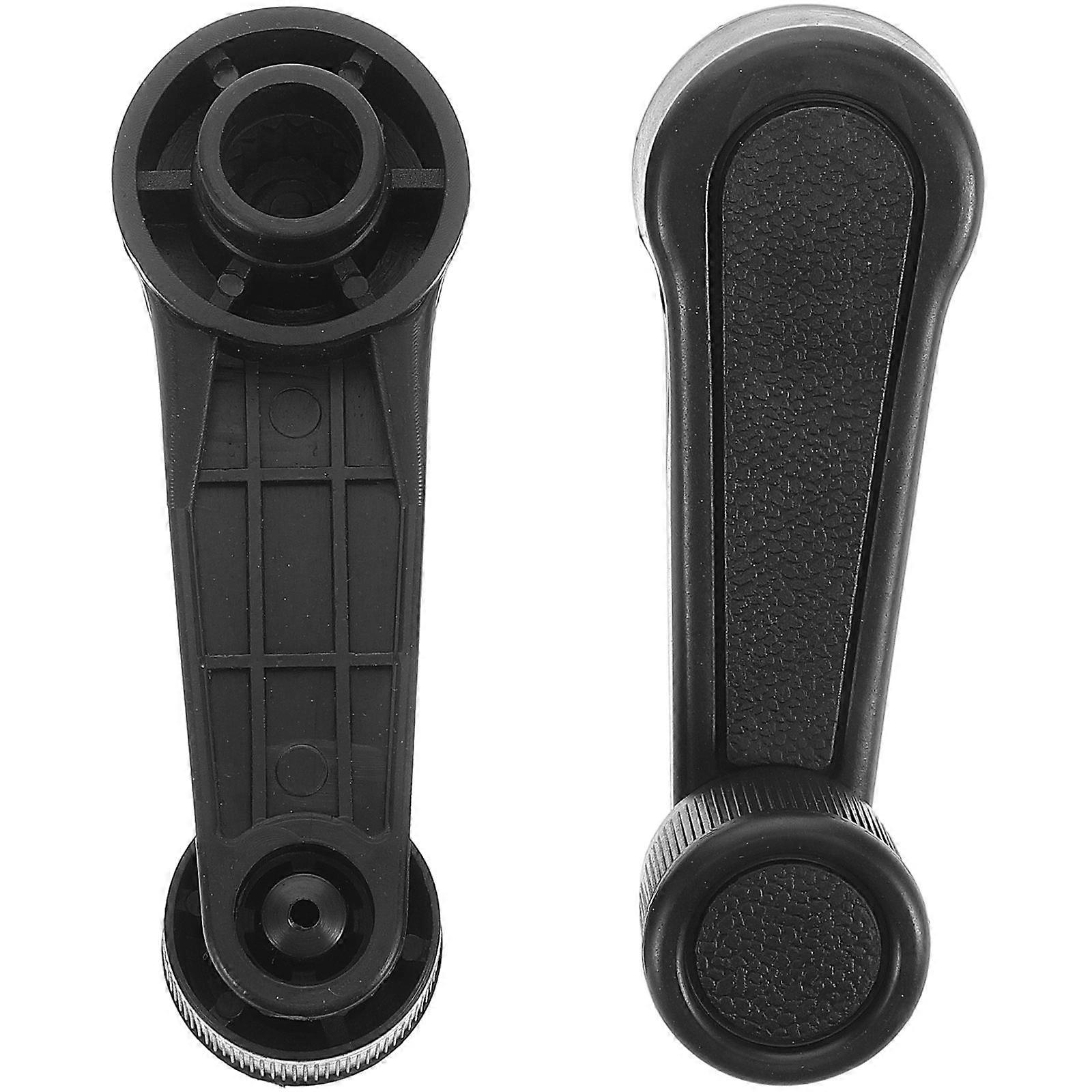 Front Rear Window Crank Handle Manual Replacement for Car 2Pcs Set
