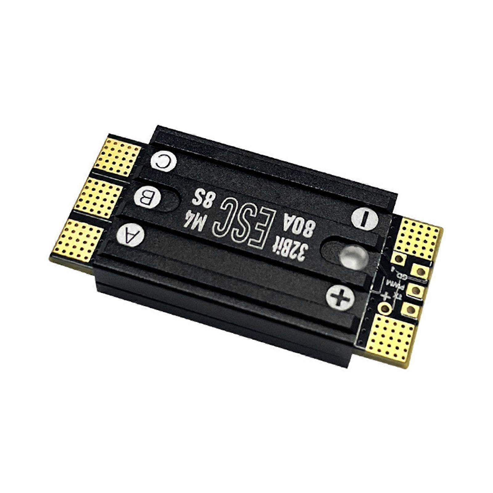 80A Brushless Electronic Speed Controller For Drones 3-8S Flexible Power Durability User Friendly Setups Multicolor