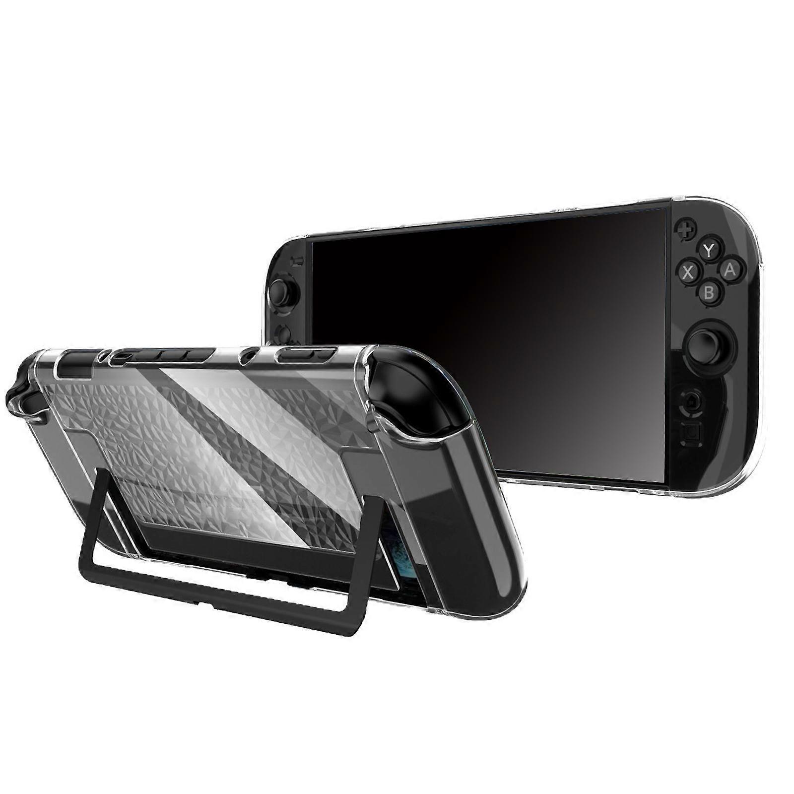 Shockproof Case Protective Cover Compatible for Handheld Game Console Feature Split Design Multicolor