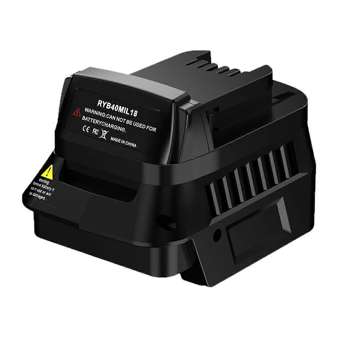 Battery Adapter for 40V Lithium Battery Convert to Work for 18V Cordless Power Tool