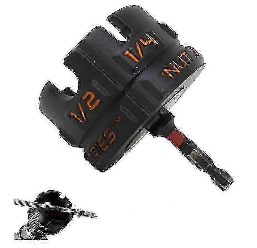 m Drill Attachment for Quick Nut and Bolt Removal, Compatible with 1/4", 3/8", 1/2" Threaded Rods, Impact Drill Kit