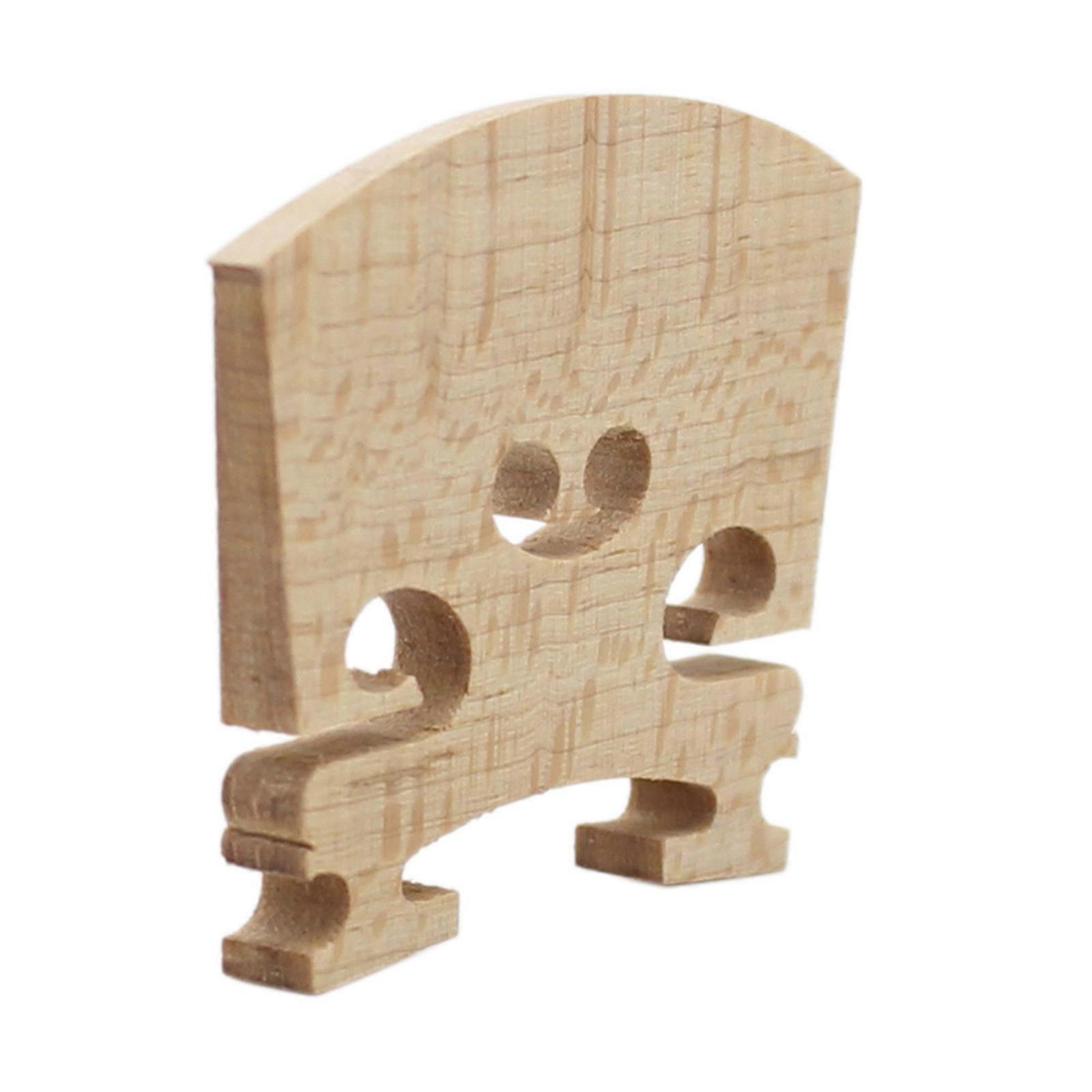 Acoustics Violin Bridge Regular Maple Wood Fiddles Bridge Violin Parts Musical Instrument Replacement Parts Enduring Multicolor