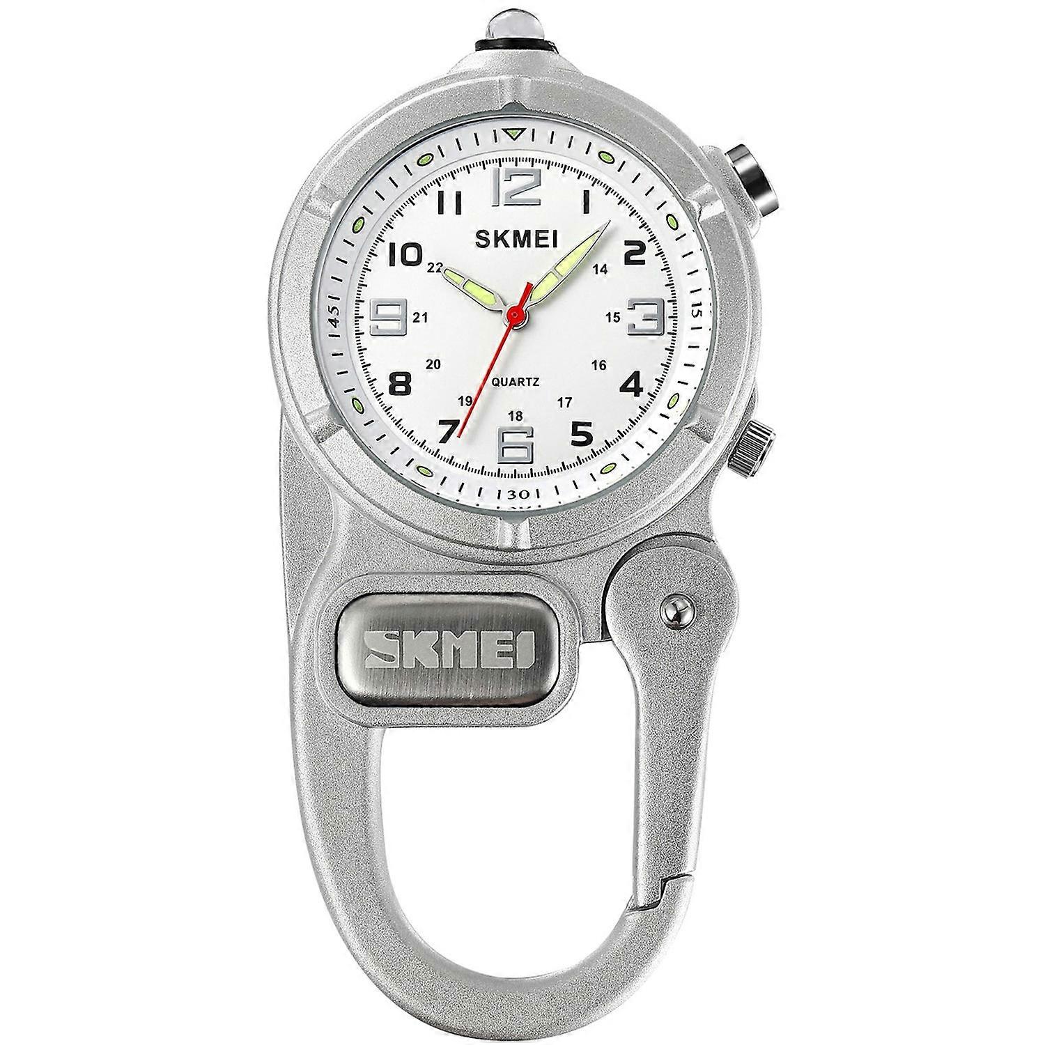 SKMEI 2232 Outdoor Backpack Hook LED Flashlight Quartz Watch