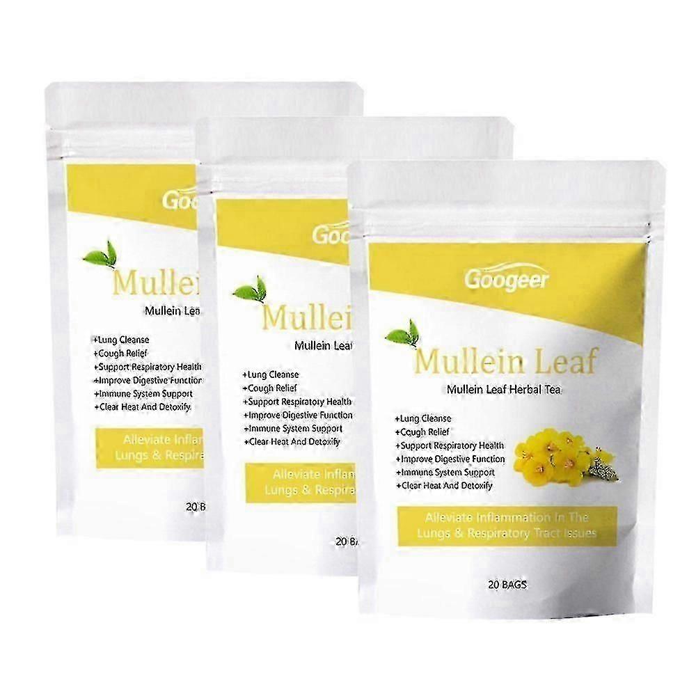 Mullein Leaf Tea Bags Lung Breathing Relieve Tea