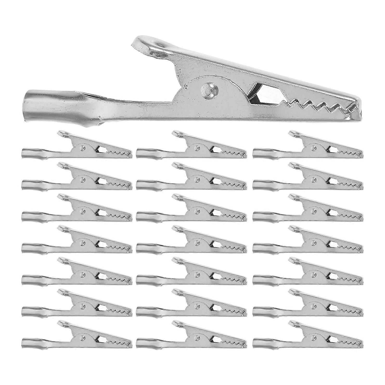 Electrical Testing 50Pcs Clamp Shape Clips For Office Use Current Carrying Capacity Connection Tools