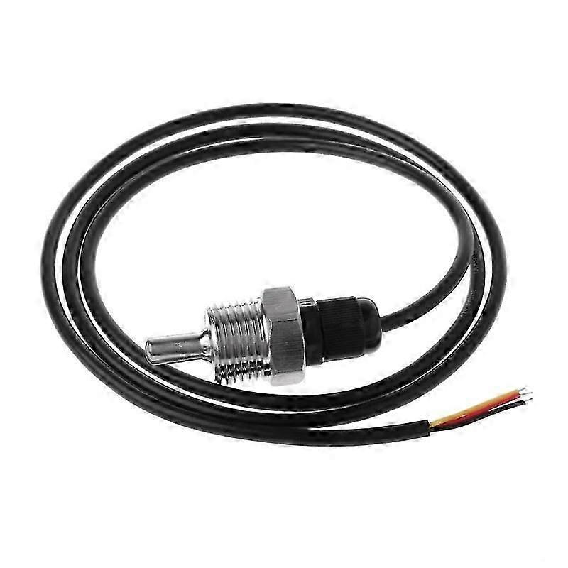 DS18B20 Digital Temperature Sensor G1/2 Thread Probe DIA=7mm 3-core Wire SUS304