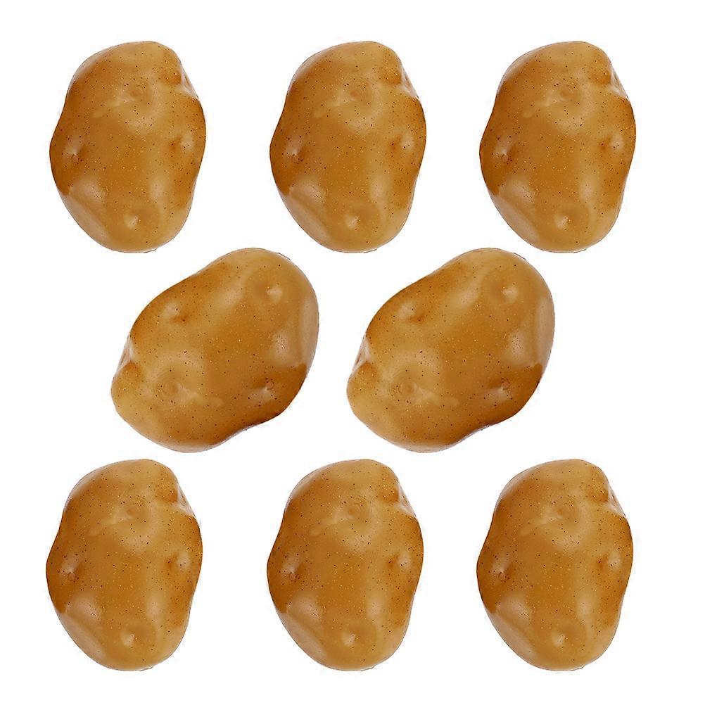 Artificial Potato Ornament Simulated Potato Model for Decor 40Pcs