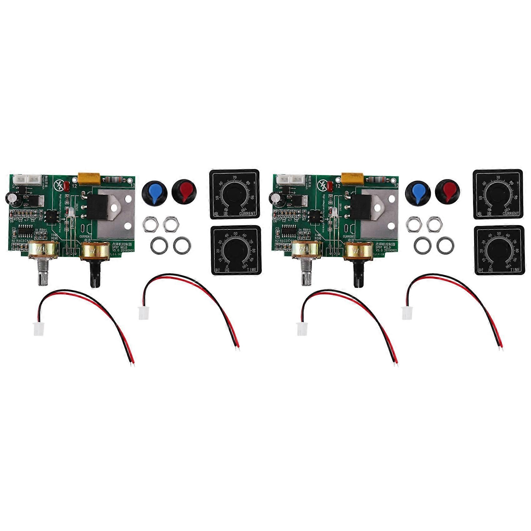 2X Spot Welding Machine Control Board Replace Relay Adjust Time Current Transformer Spot Welding Machine Control Board