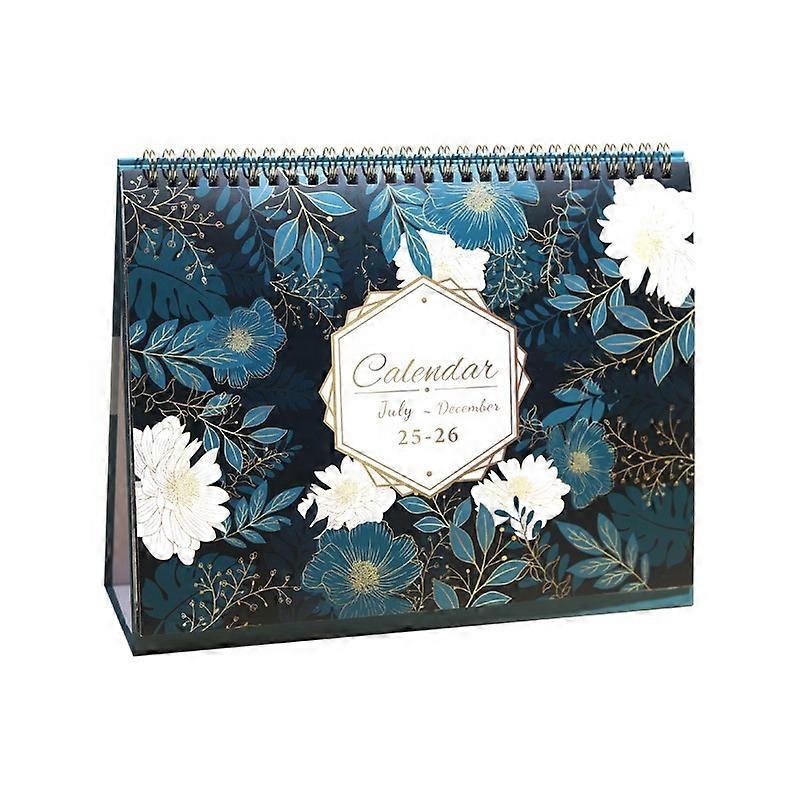 2025-2026 Extended Desk Calendar – Epiphyllum Planner from July 2025 to December 2026, Practical Scheduling Tool