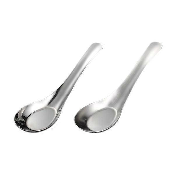 Asian Soup Spoon - Stainless Steel 2-pack 2-pack