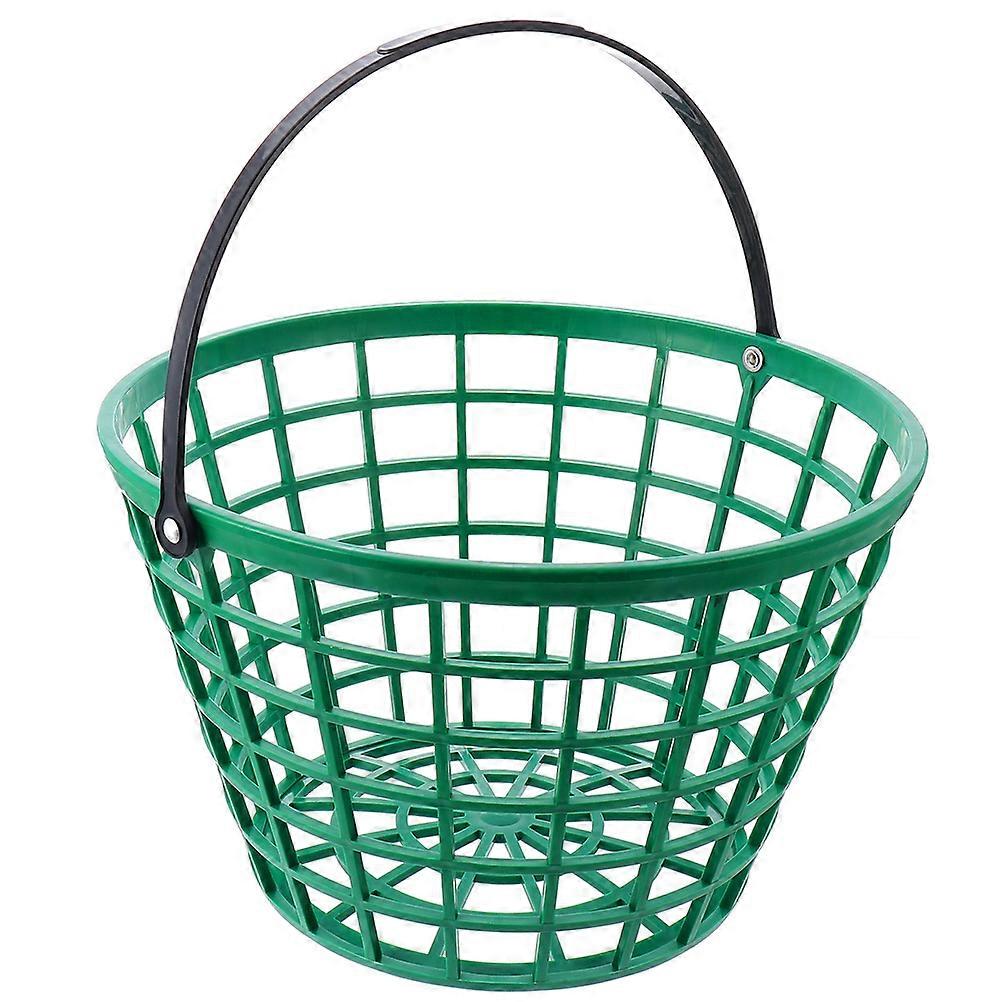 Golfball Basket Plastic Mini Balls Container with Carry Handle 2Pcs for Storage Use