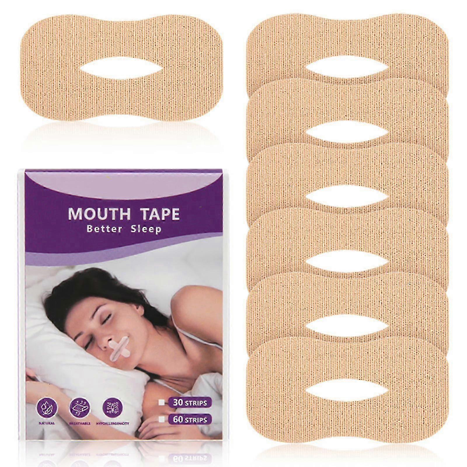 Pásky na ústa proti chrápaniu na pomoc pri spánku na úľavu od chrápania a zníženie dýchania ústami Zlepšenie spánku