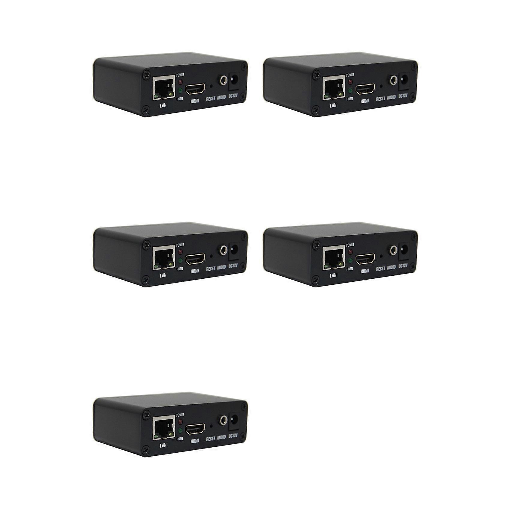 5X Mini Video Streaming Encoder H.265 HDMI-Compatible to SRT/HLS Collector Computer Monitoring IPTV VMIX Encoder