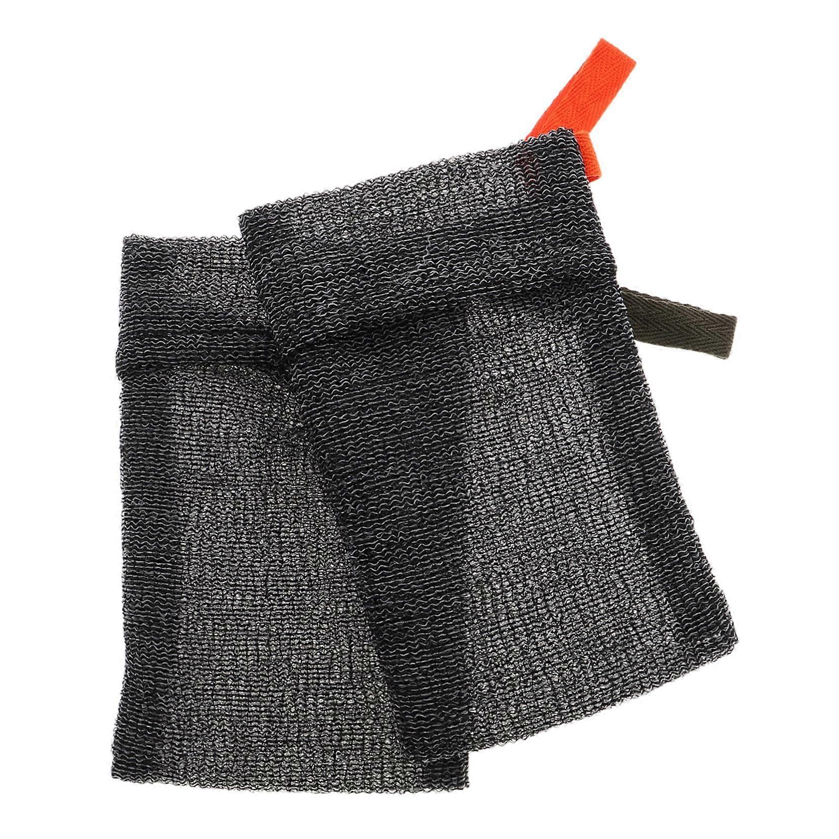 2pcs Foaming Soap Bag Mesh Soap Saver for Exfoliating, Facial Cleansing and Laundry Use