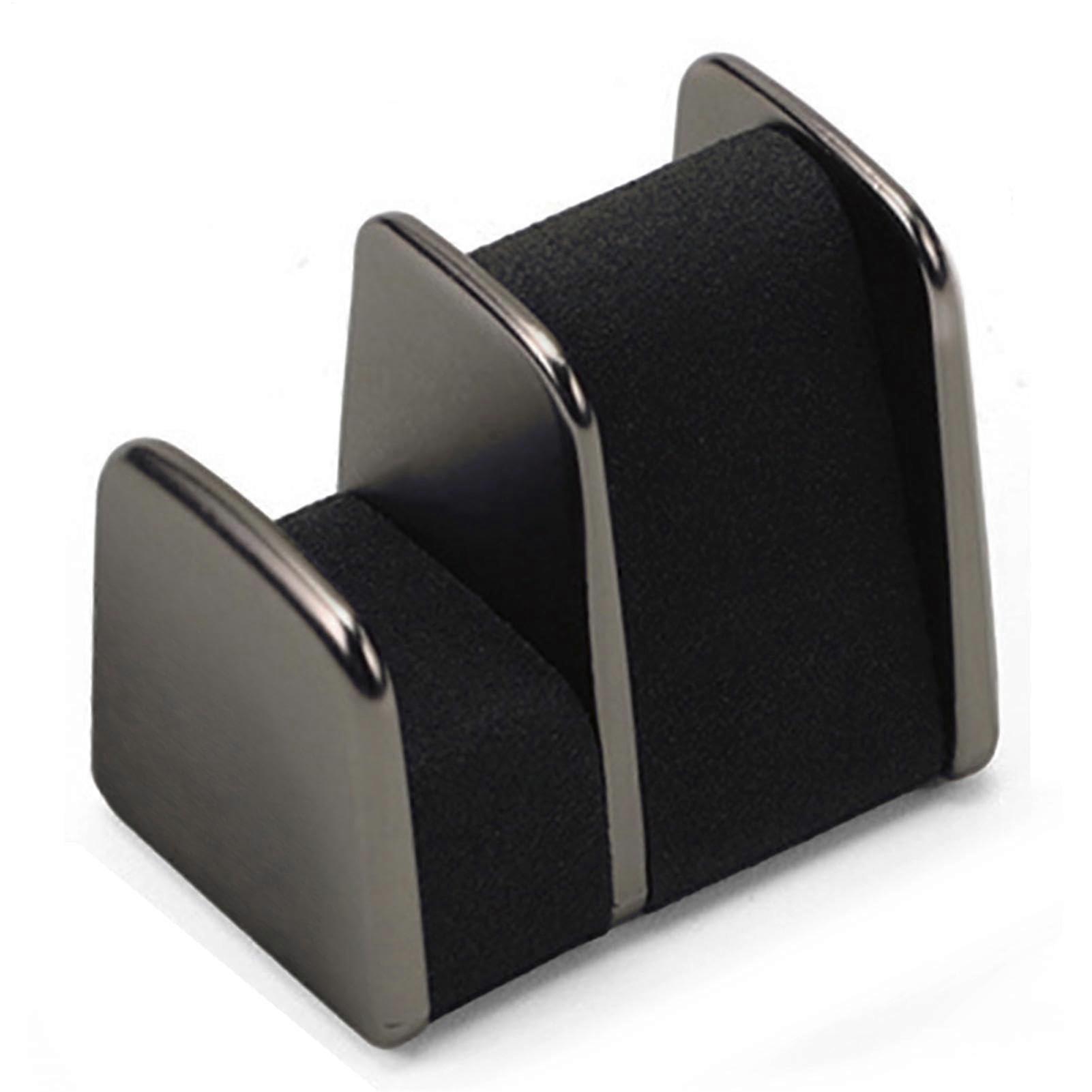 Leather Car Sunglasses Holder with Secure SelfAdhesive Mount for Dashboard Eyeglass Storage