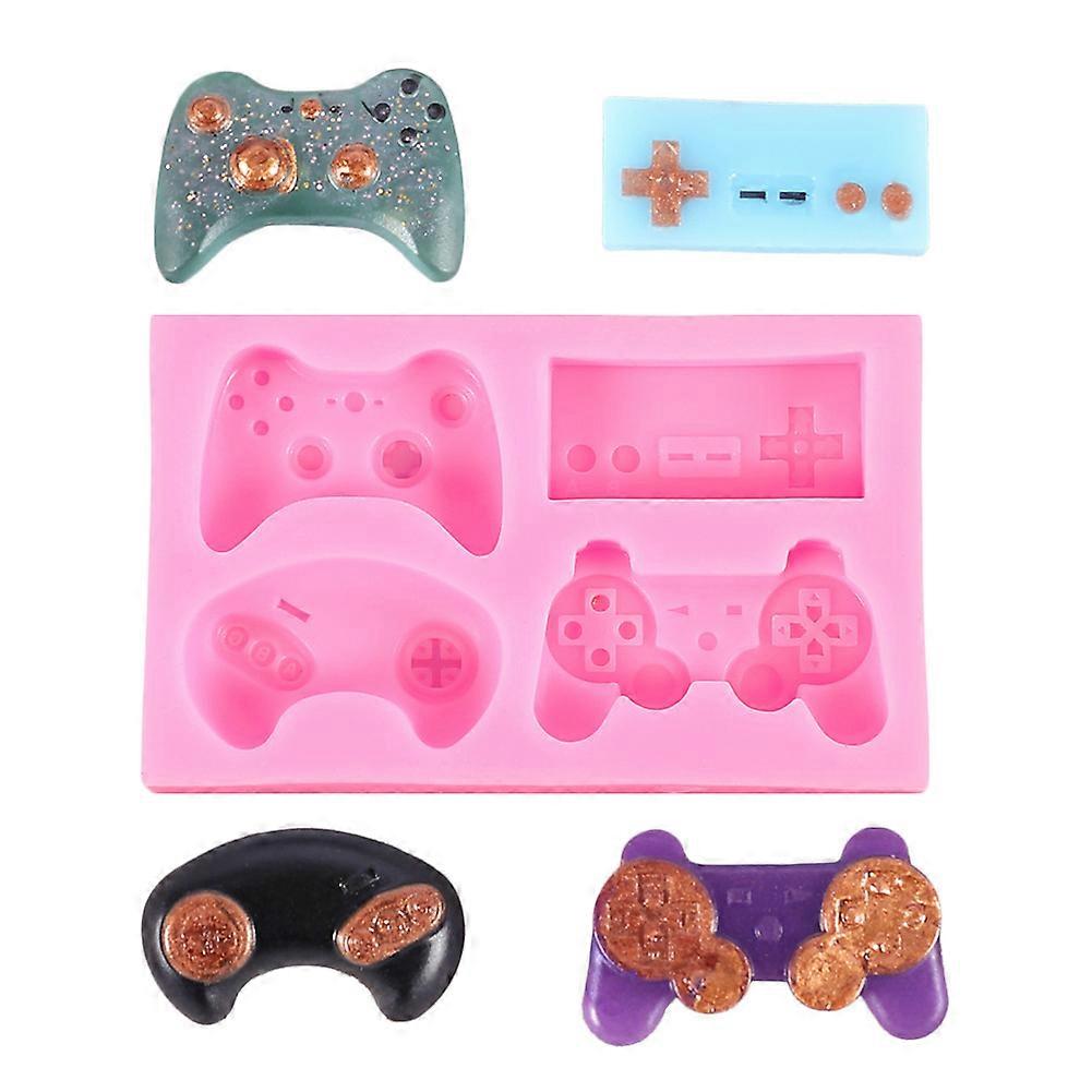 DIY Crystal Epoxy Resin Game Console Controller Keyboard Buttons Fondant Silicone Molds Polymer Clay Modeling Tools