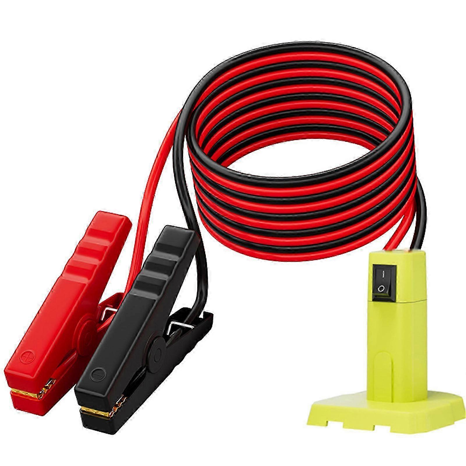 Heavy Duty Jumpers Leads For Portable Power Pack Easy Secure Battery Connection Winter Cold Starts