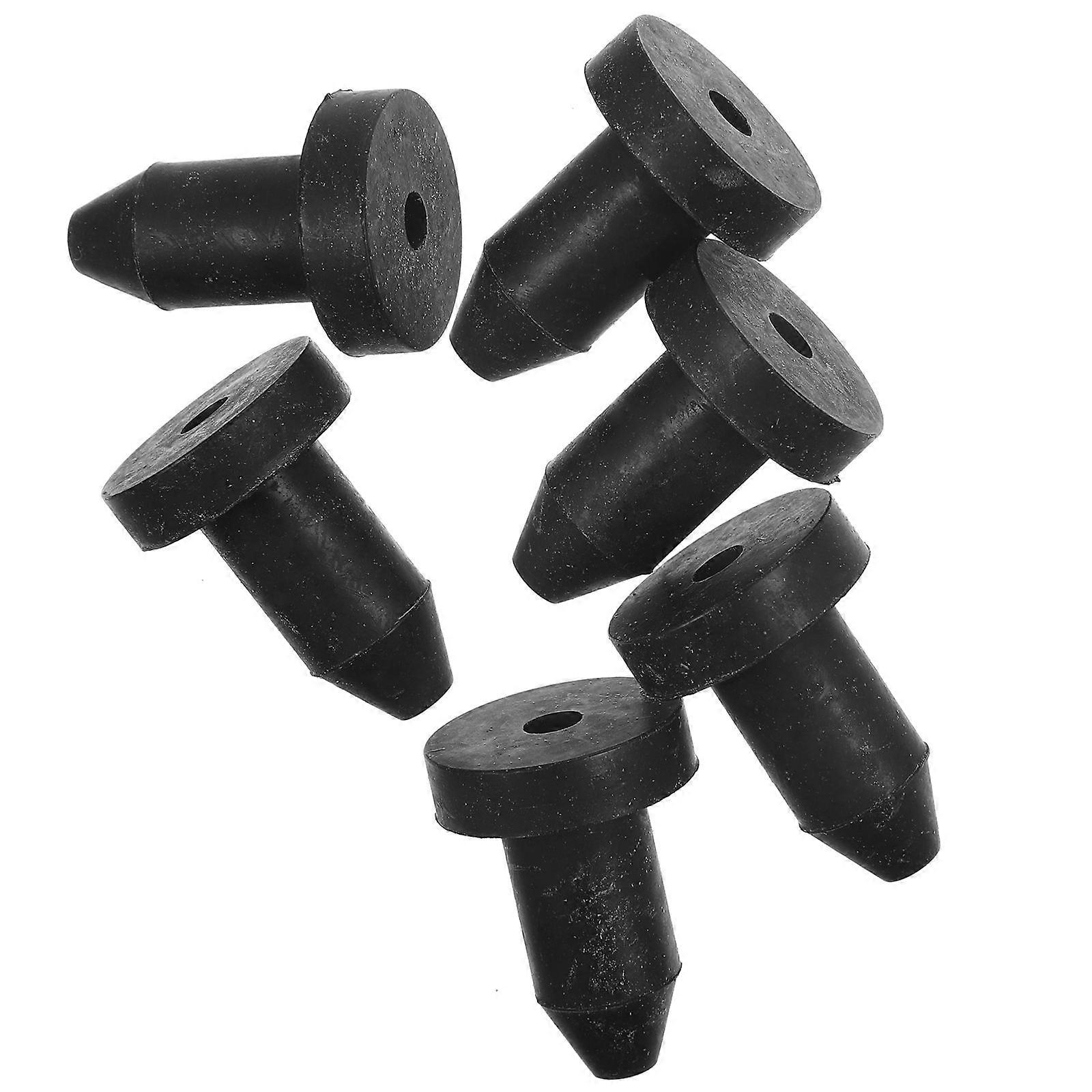 Marine Rubber Drain Plug for Boat Use 6Pcs Snap Handle Drain Plug