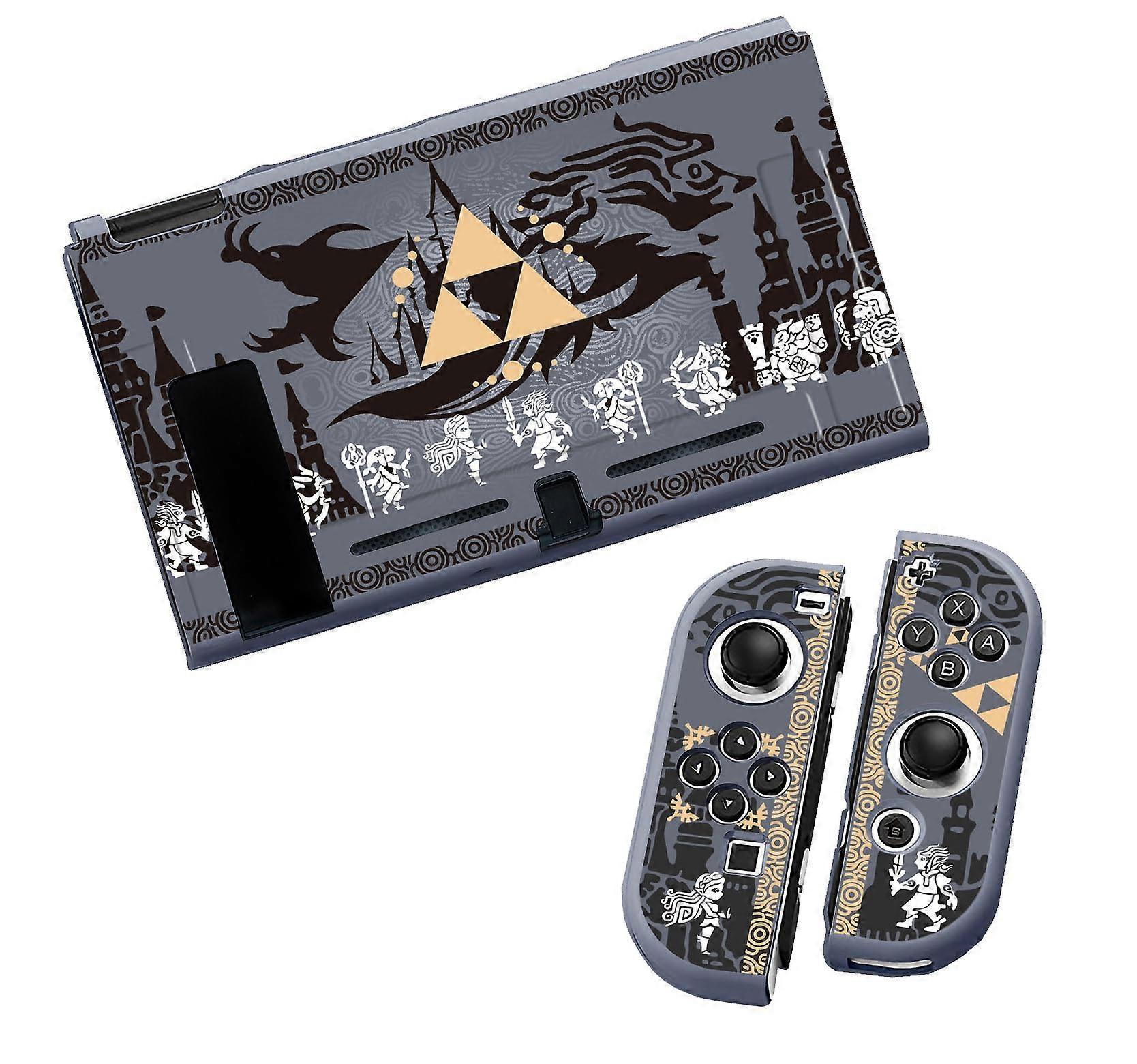 Protective Case Slim Shockproof TPU Cover for Nintendo Switch with Ergonomic Grip