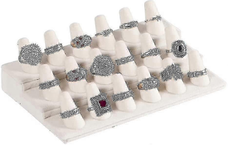 Ringhållare,18 Ring Display Stand Ringar Hållare För Smycken