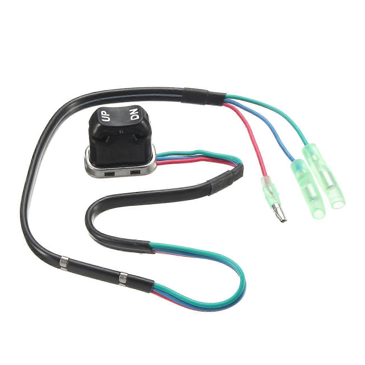 Outboard Motor Tilt Trim Switch for Yamaha 703 Control Box Side Mount Handle Easy Plug Play