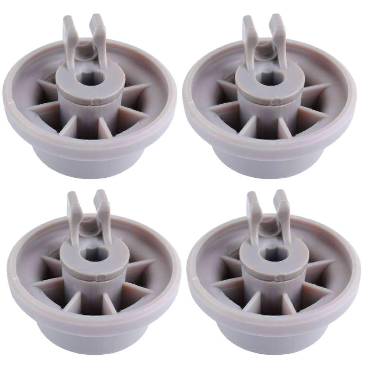 Lower Rack Wheels 165314 Durable Roller Assembly Replacement Kit 4 Pack for Bosch Dishwasher