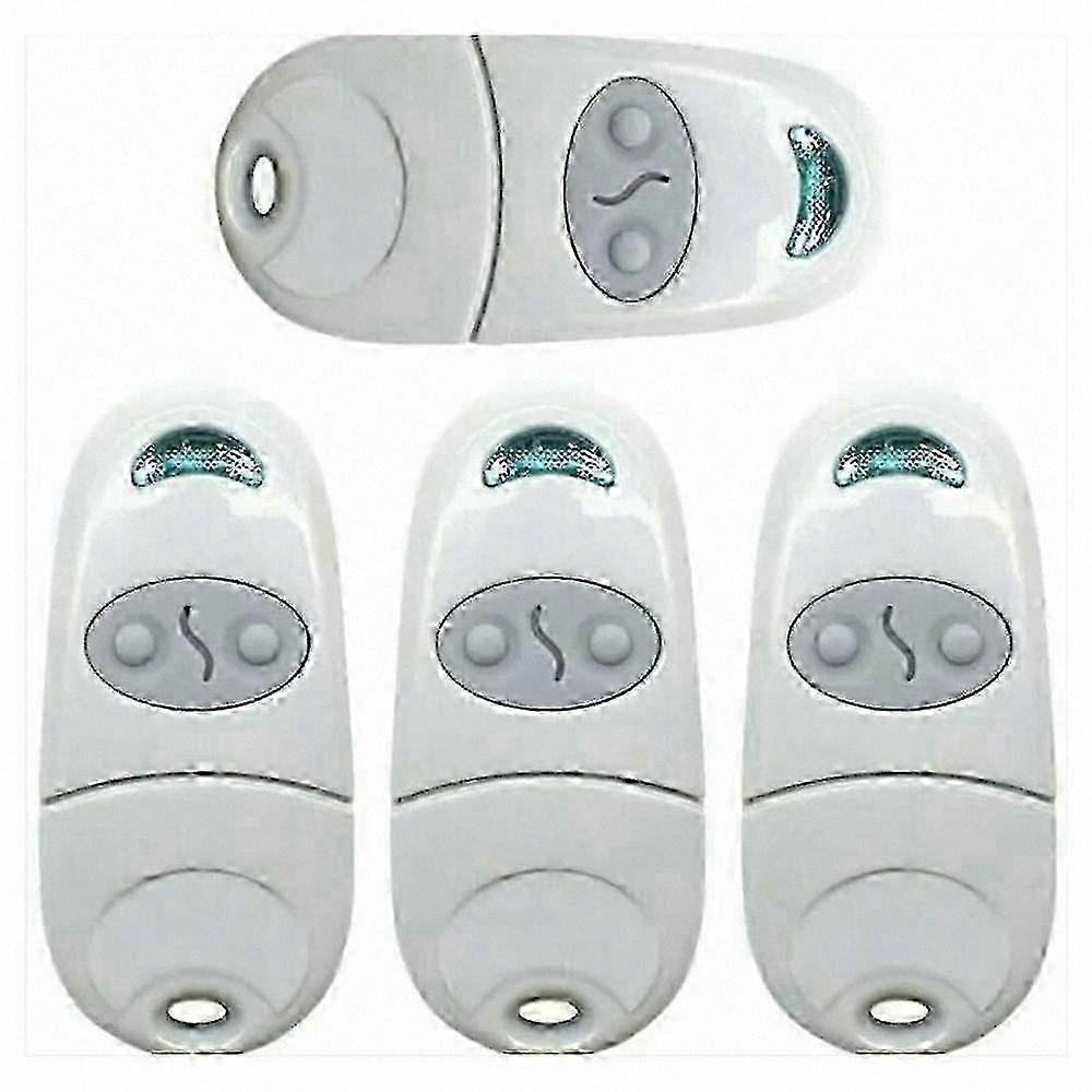4-Pack Universal Remote Control for Garage Gate Opener, Compatible with 432NA Systems