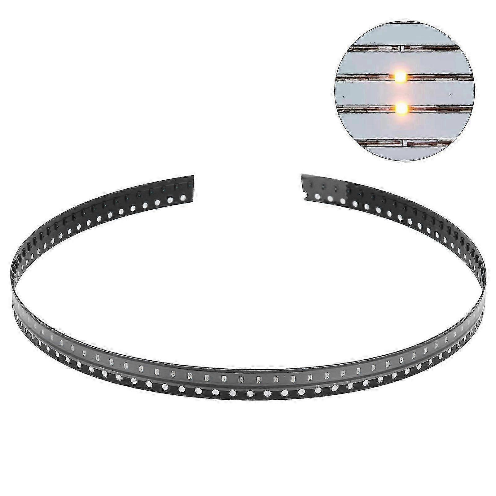 100Pcs SMD LED Diodes Electronic Components HighStrength Tiny Low Voltage for DIY PCB(Yellow ) 25-26