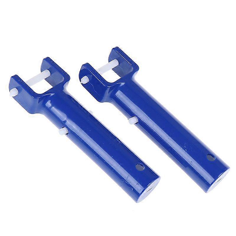 2Pcs Vacuum Head Swimming Pool Handle Replaceable Handle With V-Clamp Cleaning