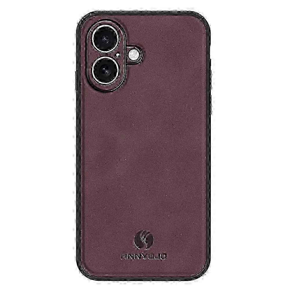 2025 ANNYOJO Compatible iPhone 17 Case: PU Leather + PC + TPU Drop-Resistant Back Cover