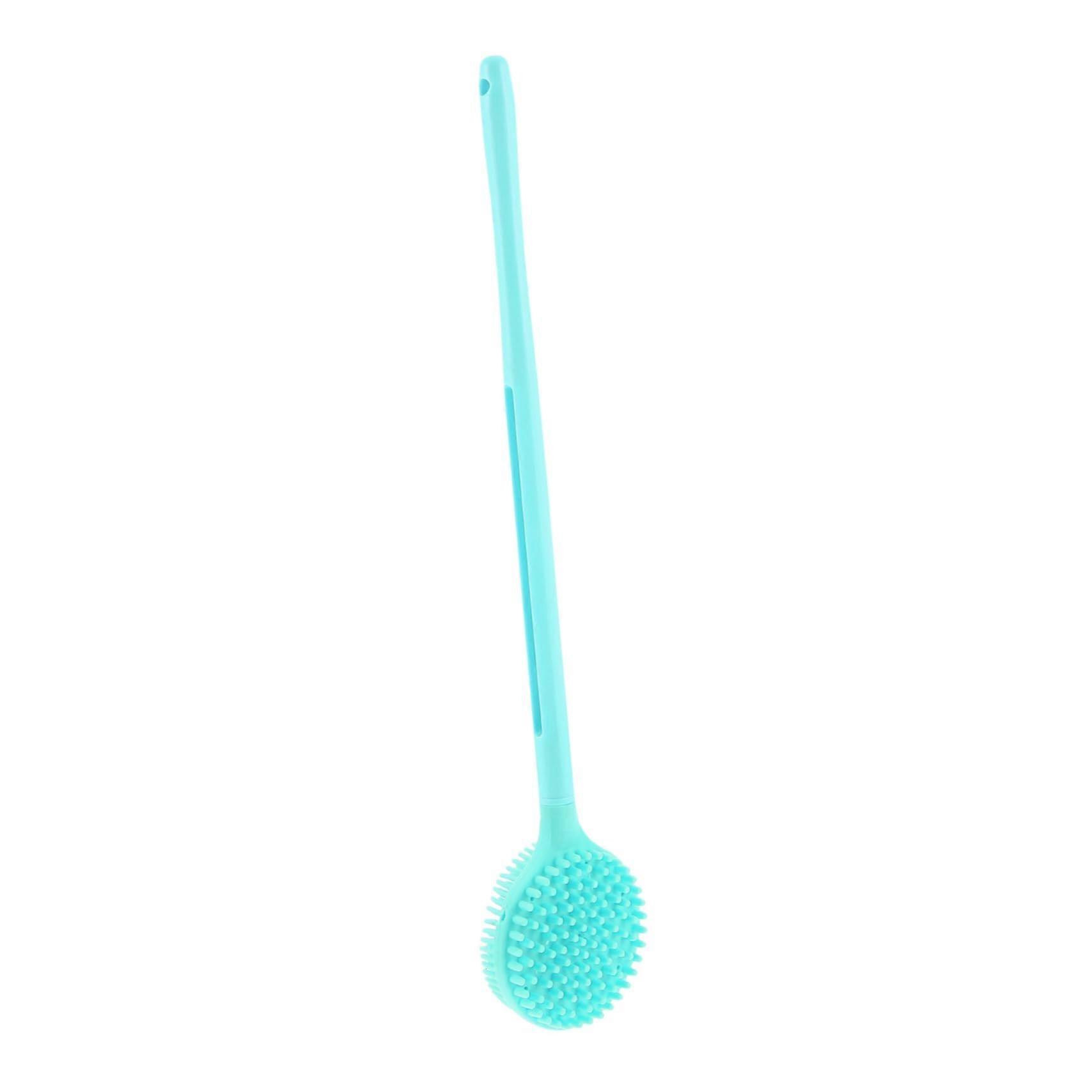 Silicone Back Scrubber with Long Handle Bath Brush for Deep Exfoliating and Skin Cleansing