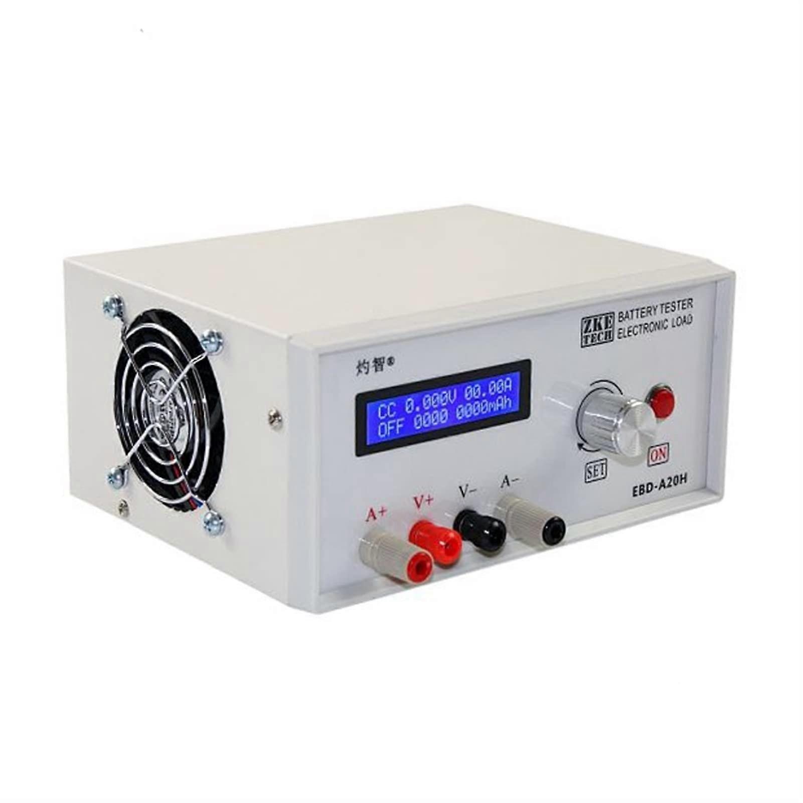 Battery Capacity Tester with  Accuracy LCD, 200W Electronic Load for Battery and Charger Testing