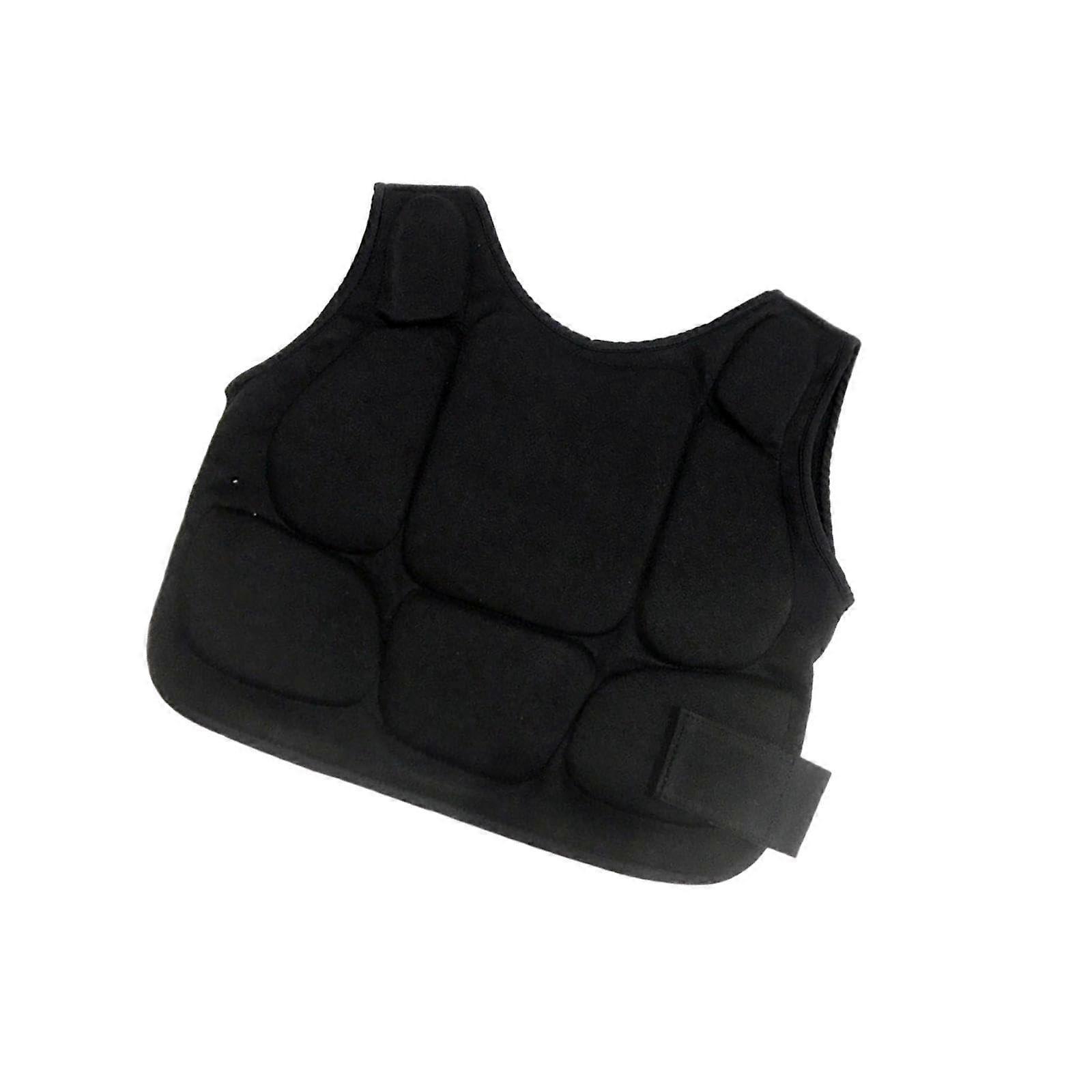 Taekwondo Chest Protector with Shock Absorbent Padding and Adjustable Straps for Karate Training