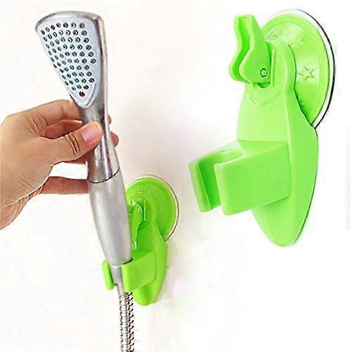 Adjustable Suction Cup Shower Head Holder Wall Mounted Movable Bracket for Bathroom