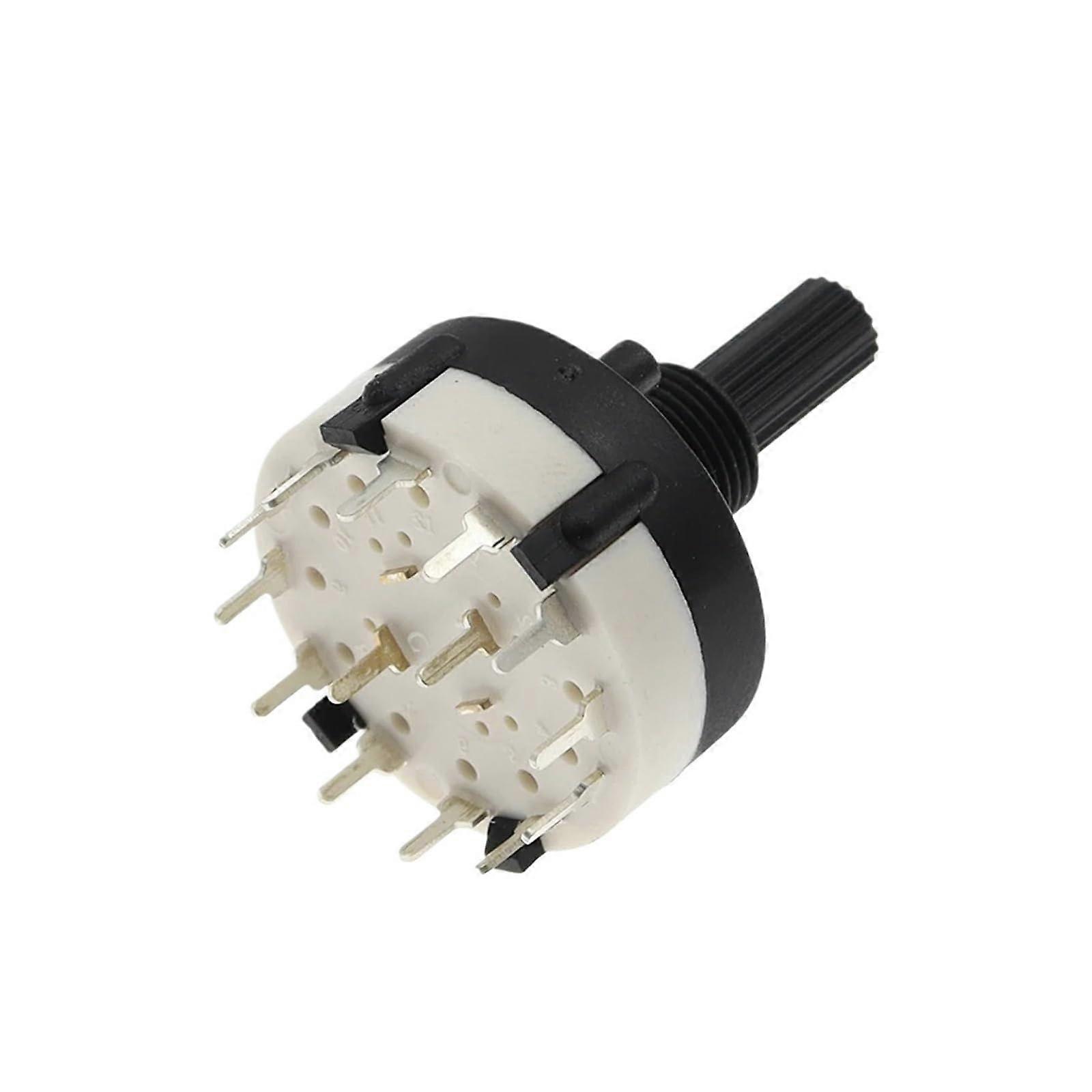 Rotary Switch 2 Pole 6 Position Single Deck Band Selector for Reliable LongTerm Operation