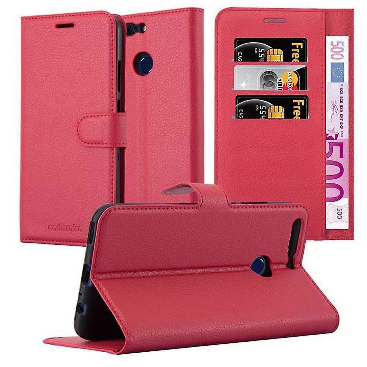 Honor V9 Case - Protective Case with Card Slots and Stand Function