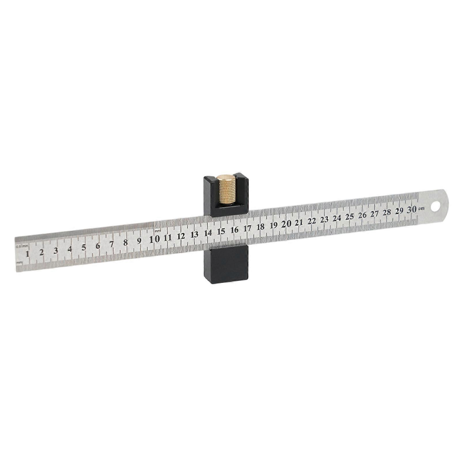 Light WeightLayout Tool Combination Square Adjustable Ruler Block And Angles Protractor For Workshop Efficiency Multicolor