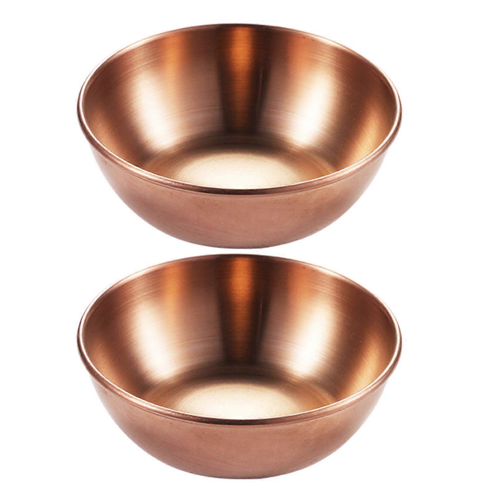 2pcs Appetizer Serving Tray Simple Sauce Dishes Miniature Spice Dish Plate