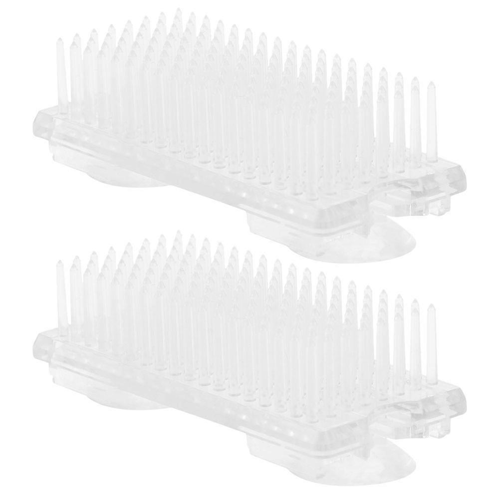 Transparente Blumenigel aus Kunststoff, 2er-Packung