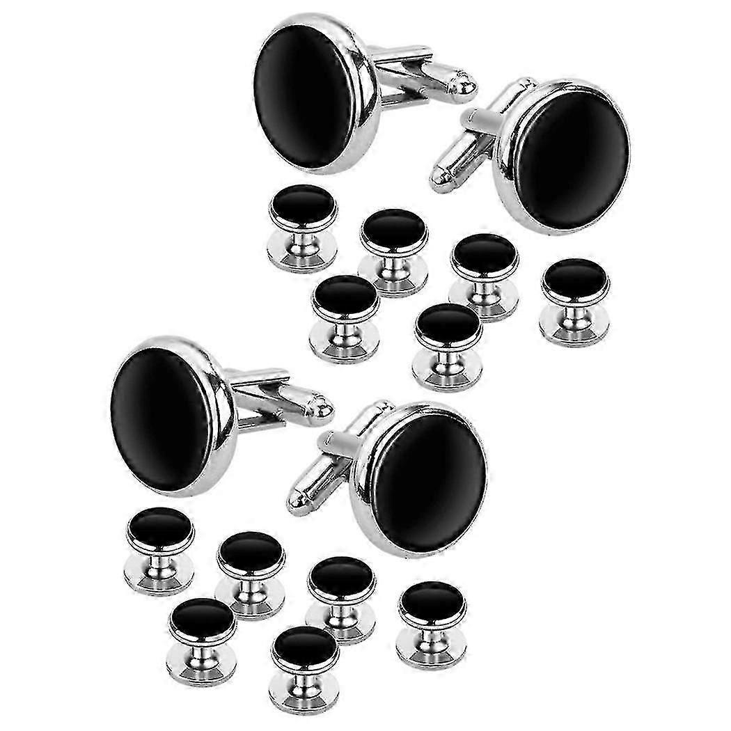 Cuff And Studs Set For Tuxedo Shirts Wedding 4 Cuff And 12 Studs