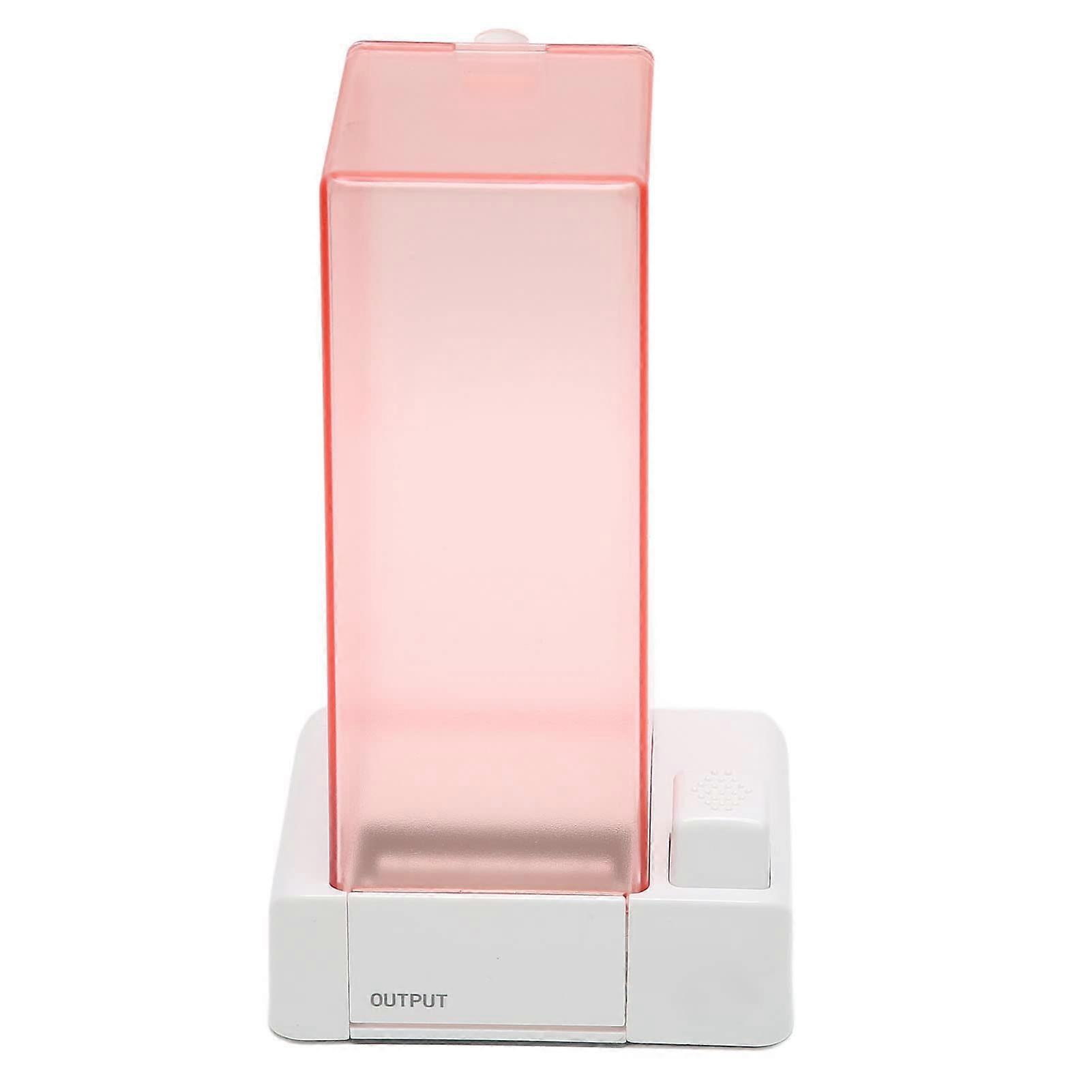 Automatic Cotton Pad Dispenser with OnePress Dispensing, Transparent Holder for Bathroom