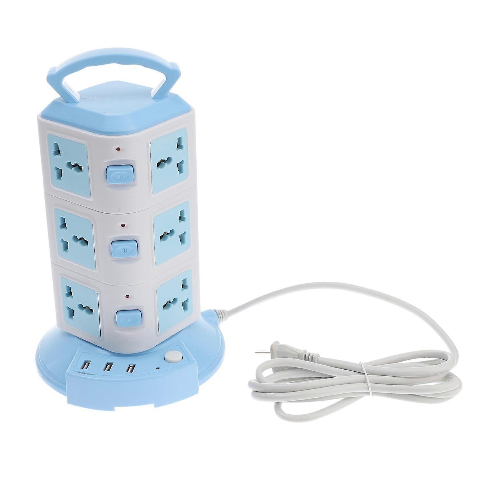 USB Power Strip Surge Protector with Multiple Outlets, Smart USB Charging and Overload Safety
