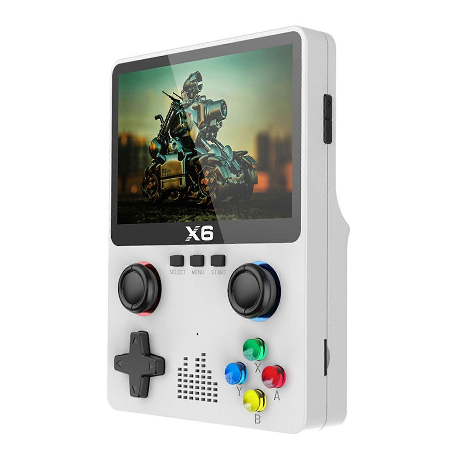 X6 Retro Handheld Game Console 10000+ Builtin Games 3.5' IPS Screen Dual 3D Joysticks