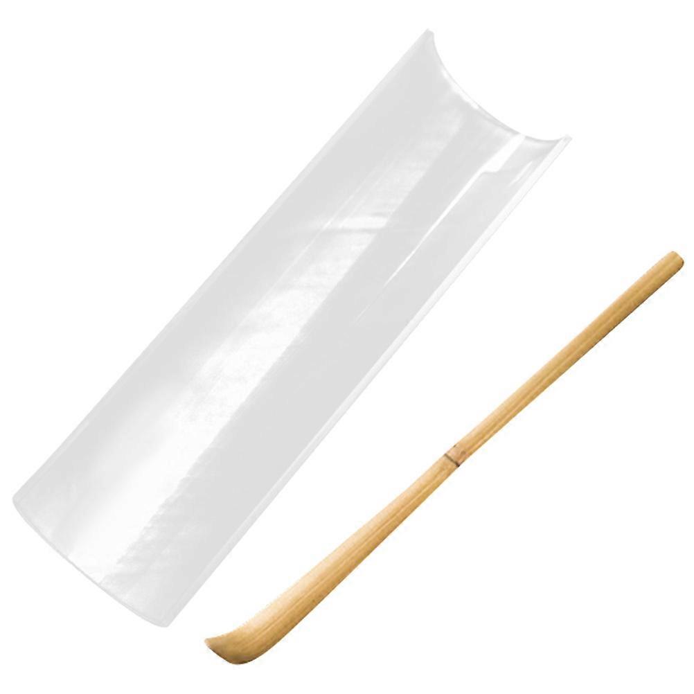 Tea Ceremony Tools Gongfu Tea Set Tools Practical Tea Spoon Assorted Color Wood Material 1Set