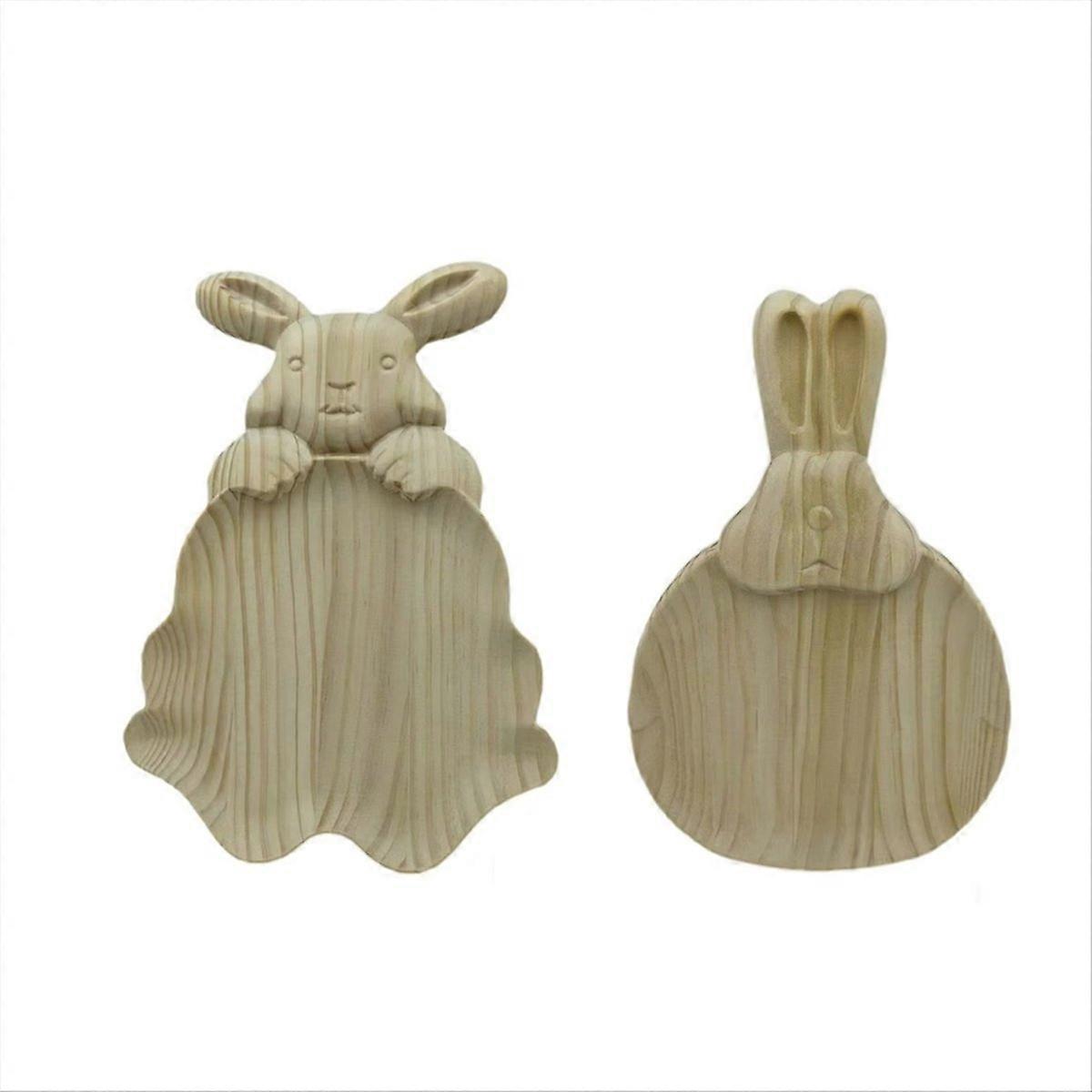 Bunny Serving Tray Bunny Shaped Snack Platters Easter Serving Plates