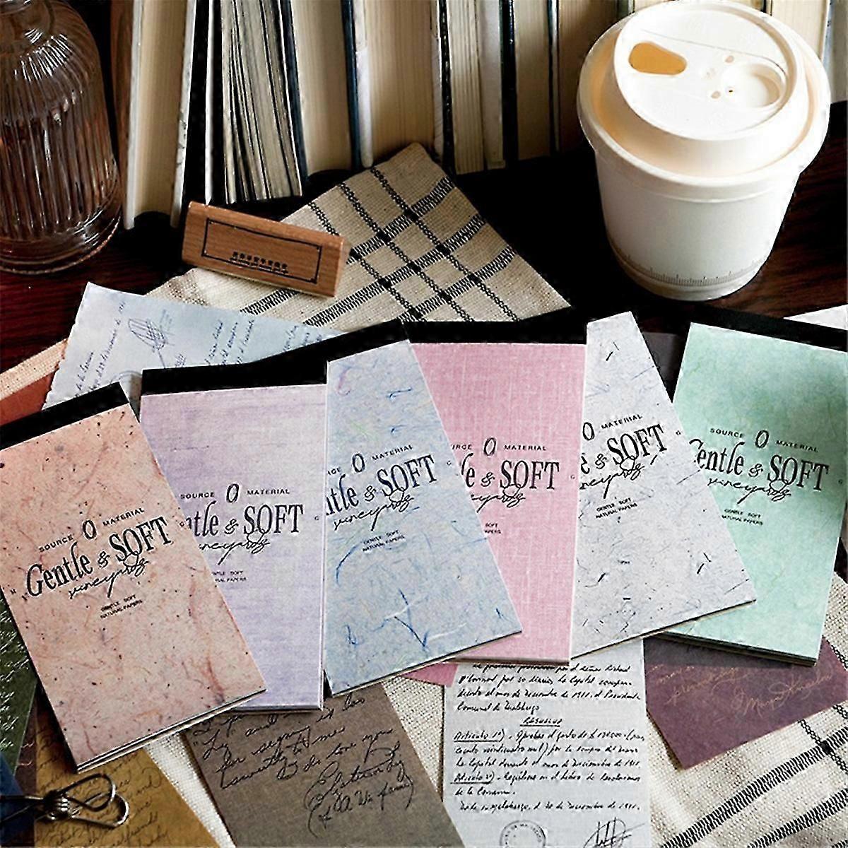 Retro Notebook Decoration Collage Material, Diary, Pink