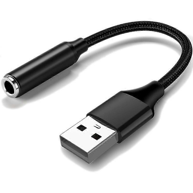 3,5 mm headsetkabel USB-adapter til flere systemer