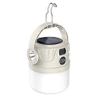 Mini portable solar-powered camping emergency light, dimmable, high-brightness LED pendant light